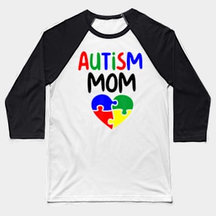 Autism Awareness Month Autism Mom Baseball T-Shirt